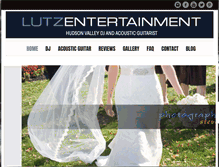 Tablet Screenshot of lutzentertainment.com